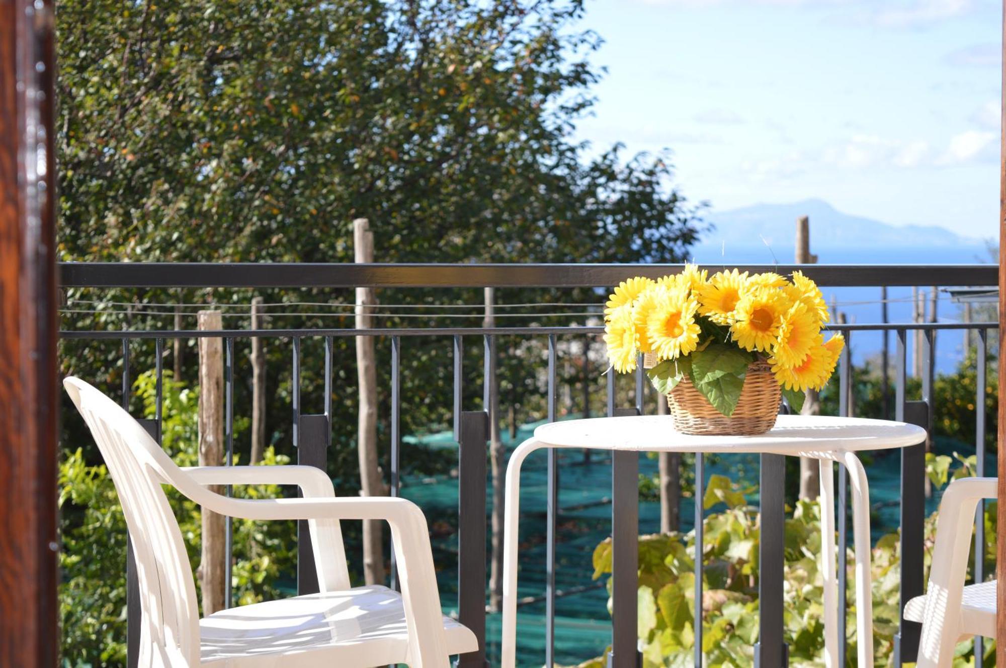 Mary'S Dream - Villa Overlooking Capri And Ischia In Sorrento Peninsula ماسّا لوبْرينسِ المظهر الخارجي الصورة